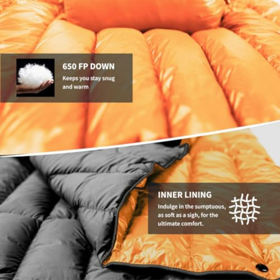 Ultralight Down Camping Blanke - مراجعة Camping Hammock وسعره