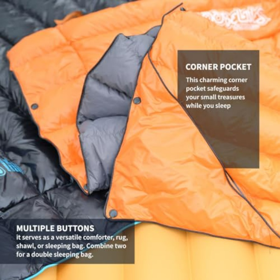 Ultralight Down Camping Blanke - مراجعة Camping Hammock وسعره