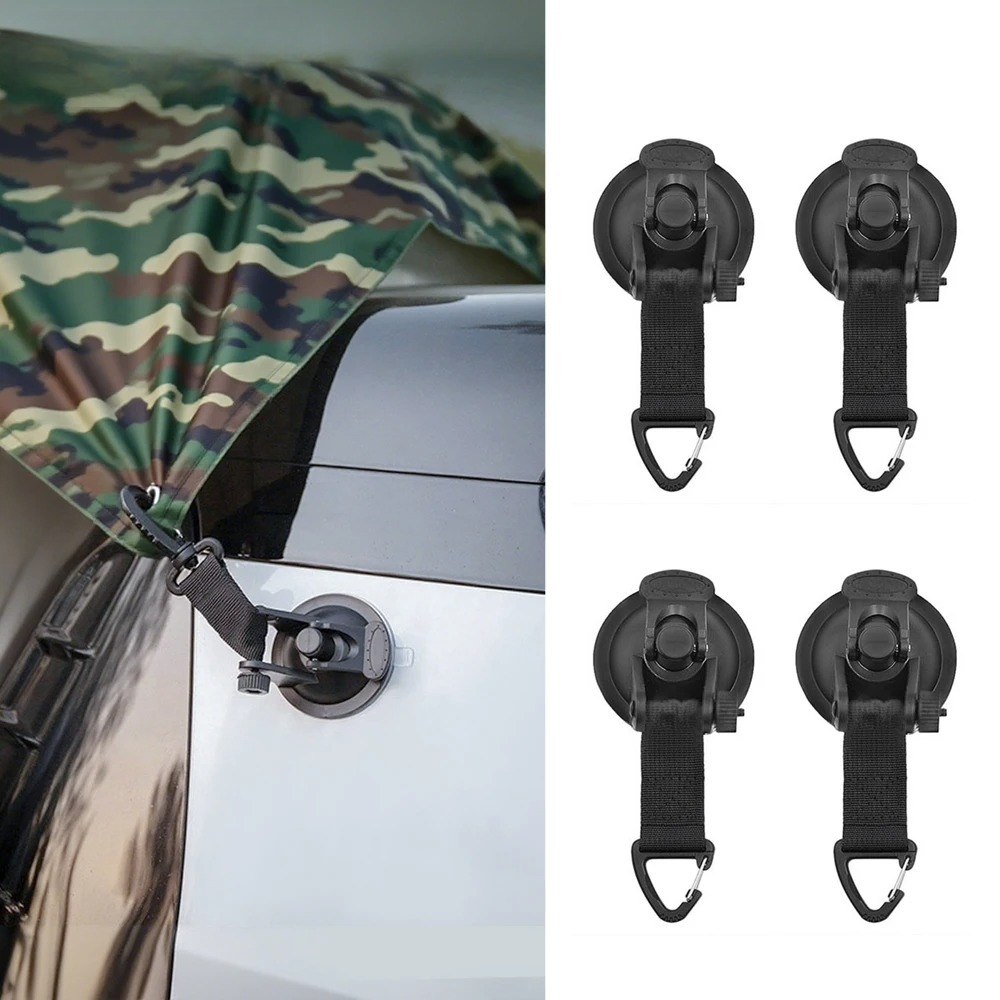 2/4pcs Car Tent Suction Cup Bu - مراجعة Outdoor Camping Van Tent وسعره