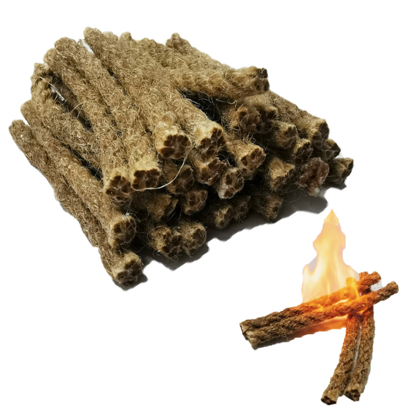 Outdoor Mini Wax Hemp Rope Por - مراجعة Outdoor Camping Wood Stove وسعره