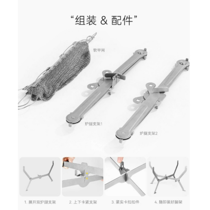 For Hiking Picnic Cooking Fold - مراجعة Outdoor Camping Wood Stove وسعره