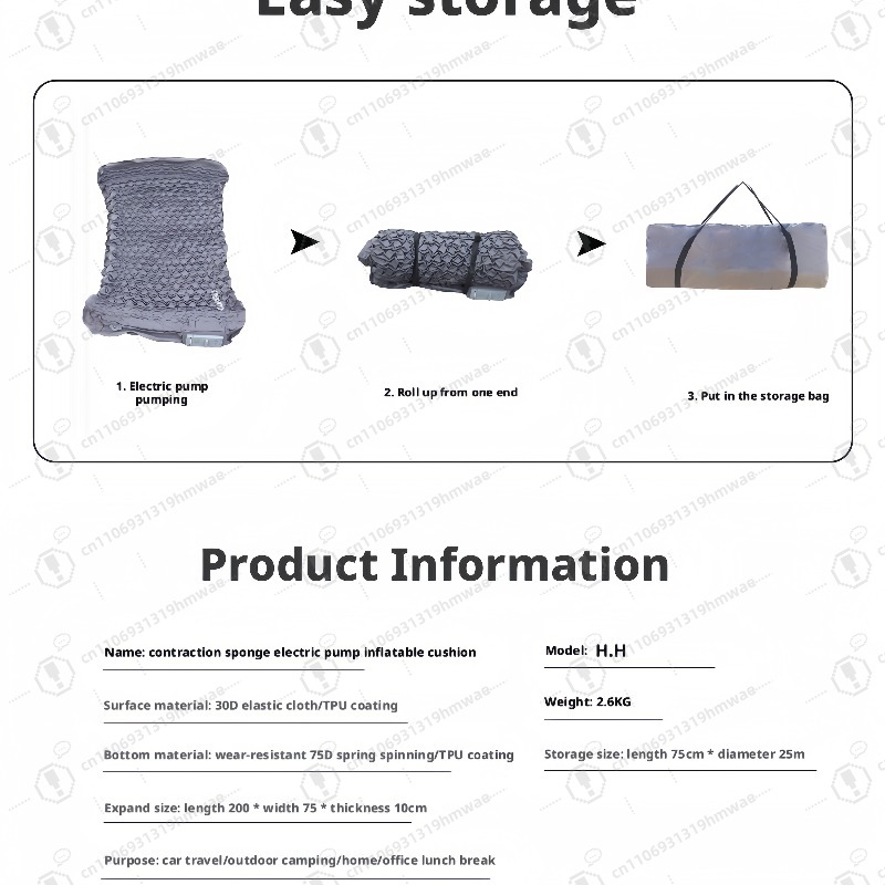 Inflatable Lightweight Camping - مراجعة Outdoor Camping Mattress وسعره