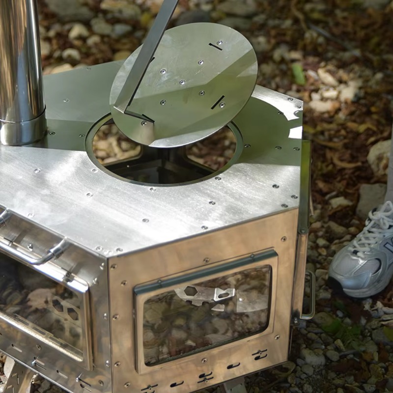 【Popular】Folding Multipurpose  - مراجعة Outdoor Camping Wood Stove وسعره