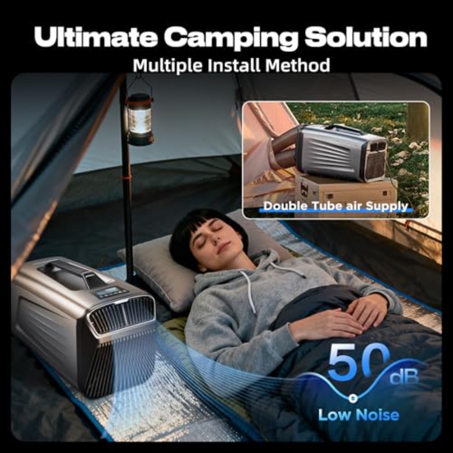 5200BTU Portable Camping Air C - مراجعة Outdoor Camping Van Tent وسعره