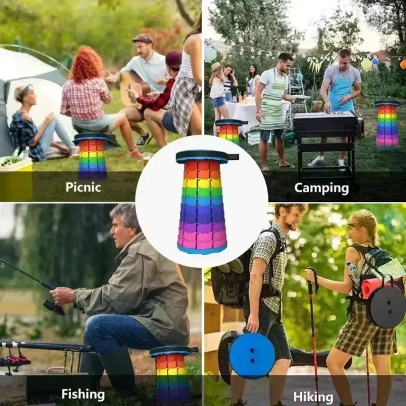 Portable Plastic Folding Teles - مراجعة Outdoor Camping Folding Chair وسعره
