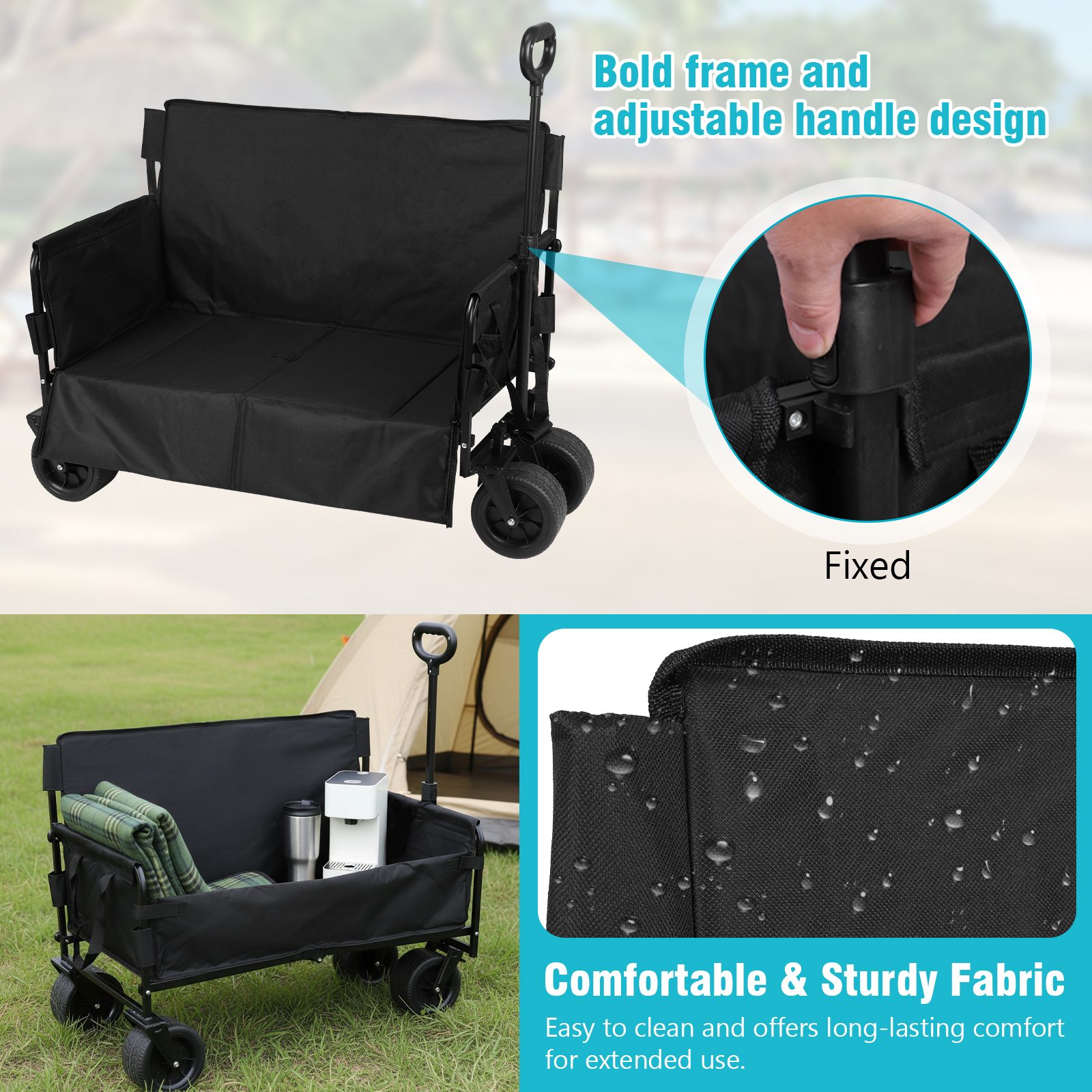 Large Capacity Collapsible Wag - مراجعة Outdoor Camping Recliner وسعره