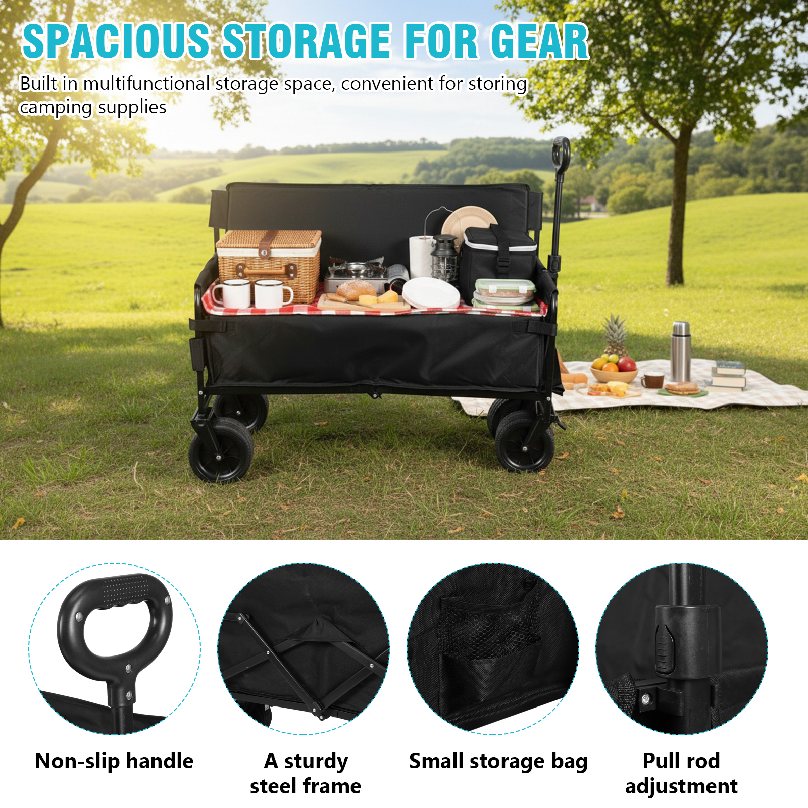 Large Capacity Collapsible Wag - مراجعة Outdoor Camping Recliner وسعره
