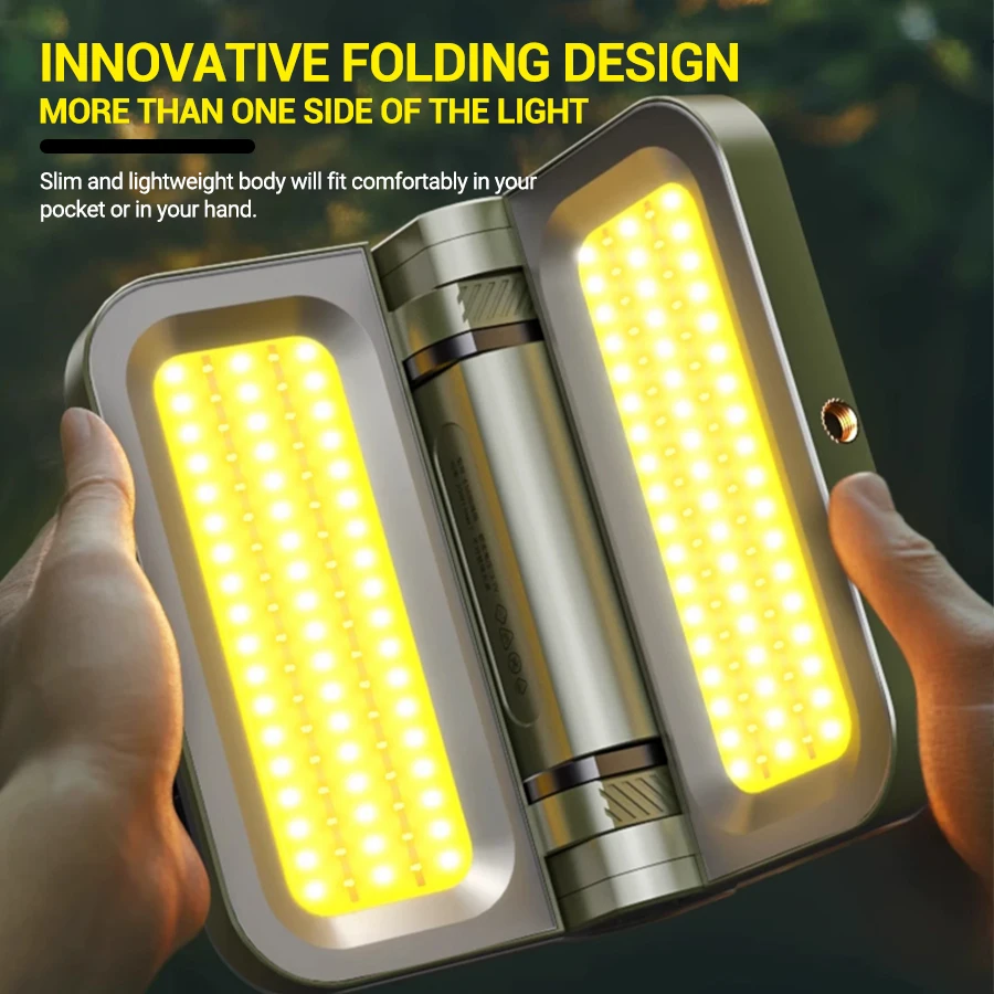 New Solar LED Camping Light 30 - مراجعة Outdoor Camping Lampe وسعره