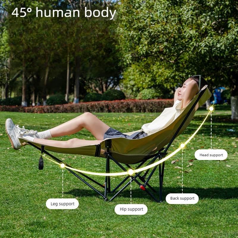 Camping Moon Chair Outdoor Fol - مراجعة Outdoor Camping Recliner وسعره