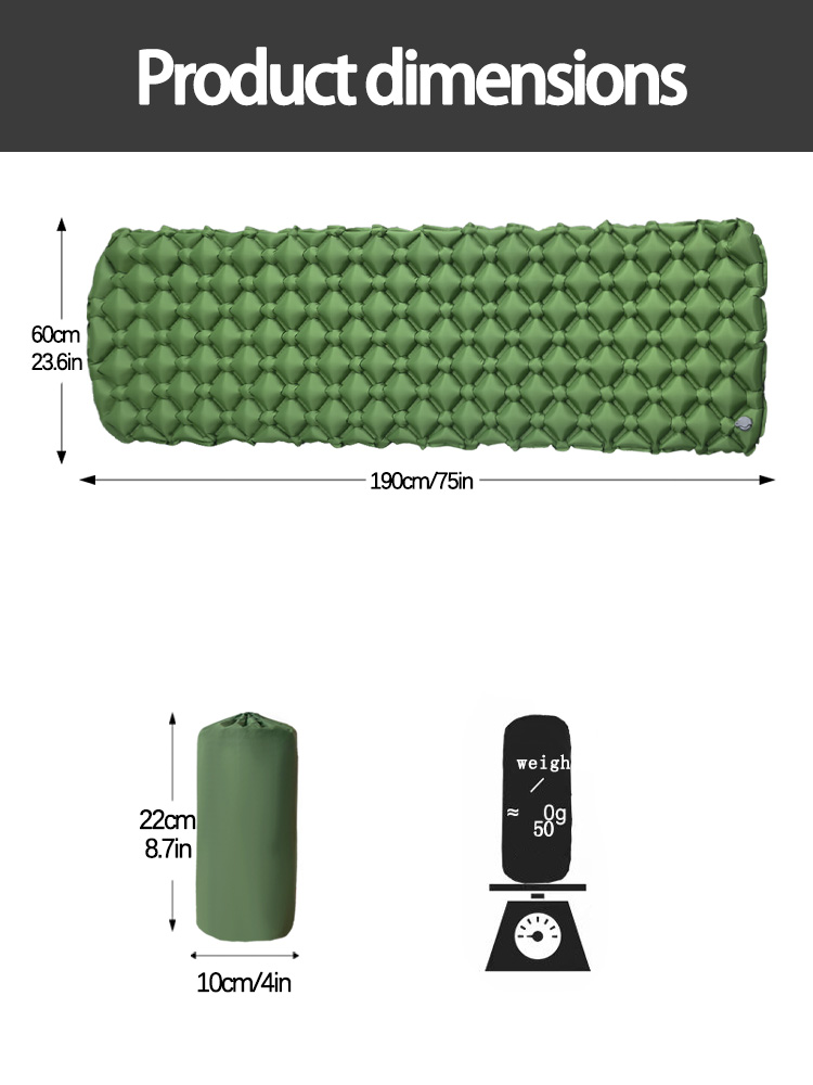 Camping Inflatable Mattress in - مراجعة Outdoor Camping Mattress وسعره
