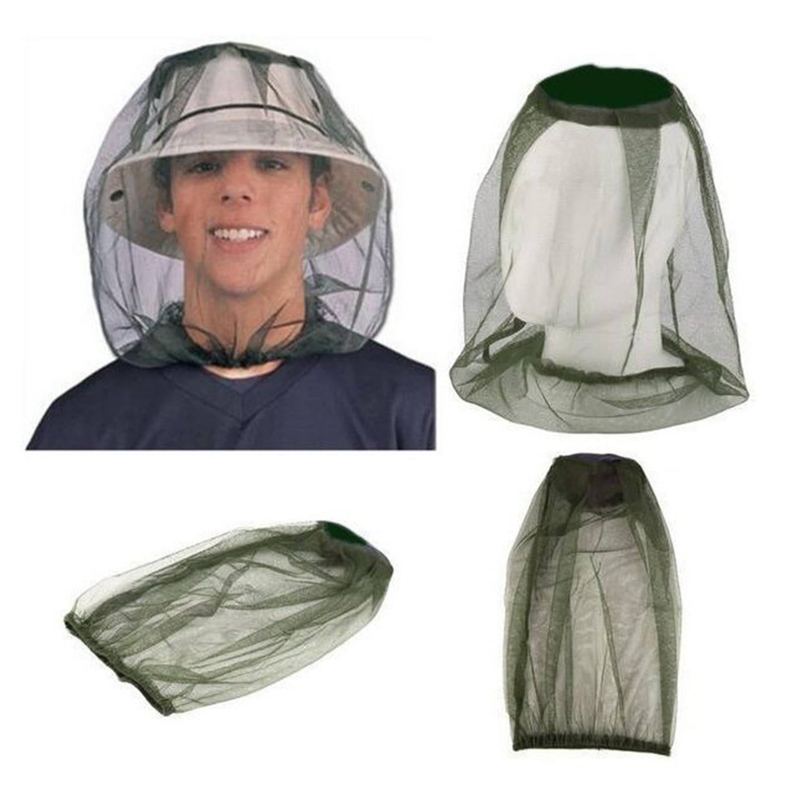 Mesh Head Net Fishing Hat Anti - مراجعة Outdoor Camping Mosquito Net وسعره