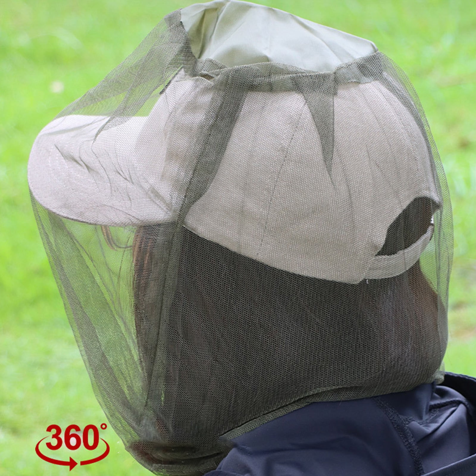 Mesh Head Net Fishing Hat Anti - مراجعة Outdoor Camping Mosquito Net وسعره